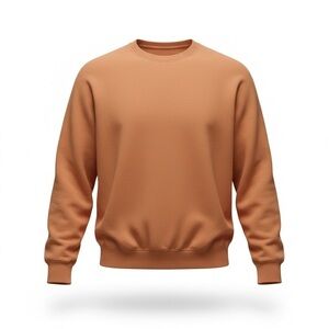 Original Use Men’s Small Rust Brown Crewneck Sweatshirt Pullover NWT